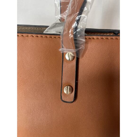 Mondani Loren Large Tote Handbag Brown NWT - Picture 3 of 8